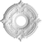 Ekena Millwork Attica PVC Ceiling Medallion (Canopies up to 5"), 13"OD x 3 1/2"ID x 3/4"P, Textured Metallic Galaxy CMP13ATAGX - alternate 5